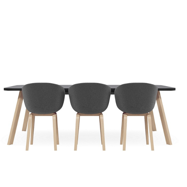 Toro Boardroom Table – Woodgrain Legs Boardroom, Meeting & Training Tables